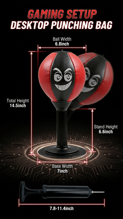 Tilt Mate Desktop punching bag